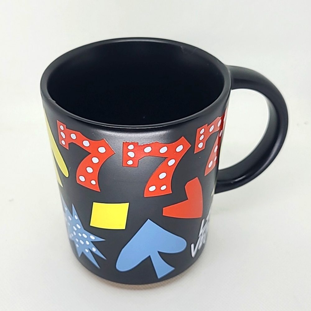 Starbucks LAS VEGAS Lucky 7 Black Mug 12oz New
